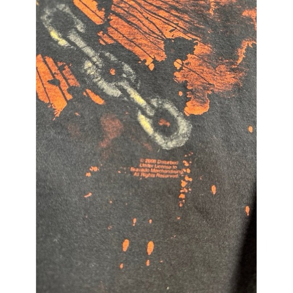 DISTURBED Indestructible Skull T-Shirt Y2k - Picture 7 of 9